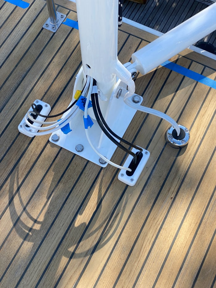 Onne’s New Goose: Putting Wires Through the Deck - Soundings Online