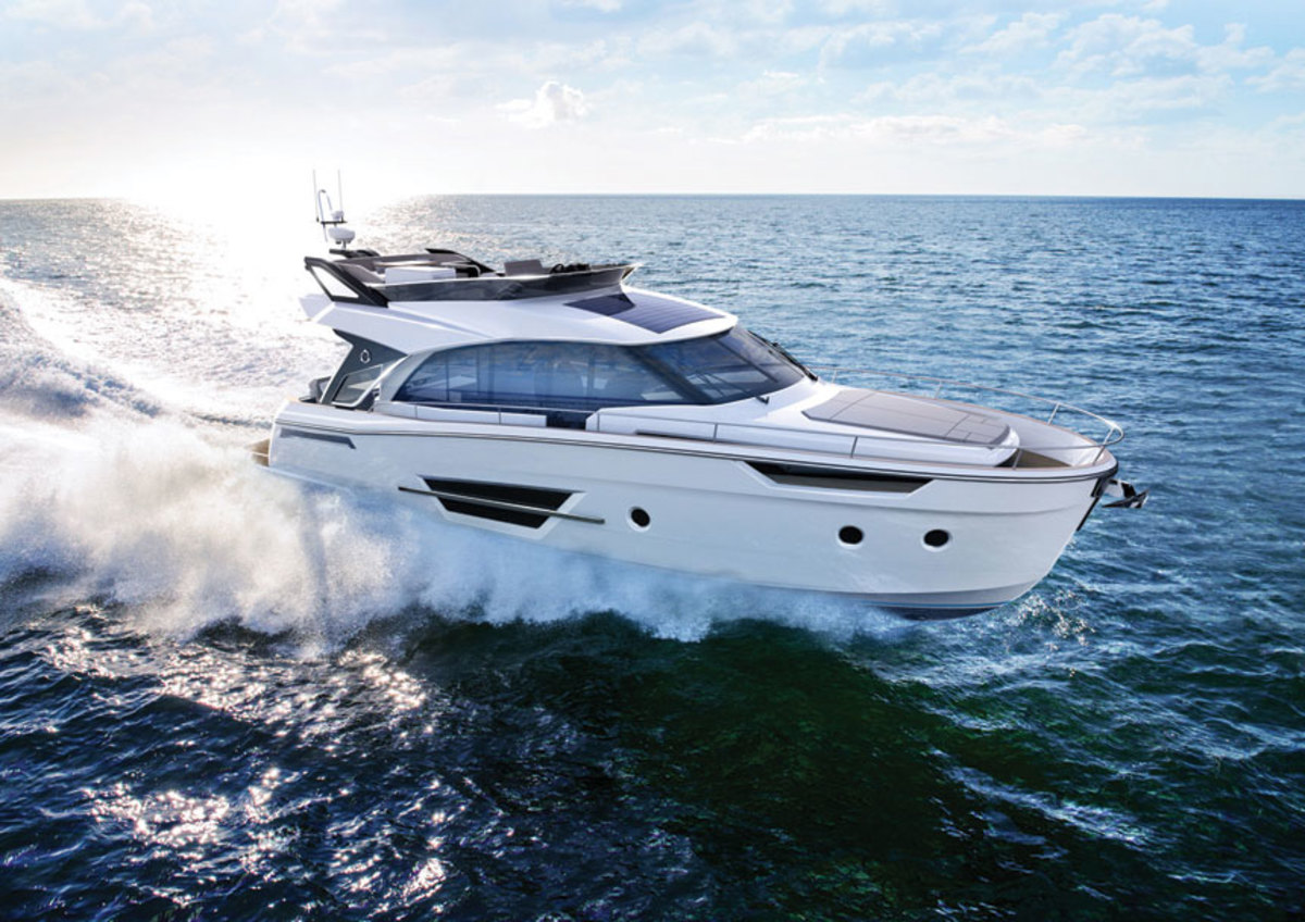 fastest flybridge yacht