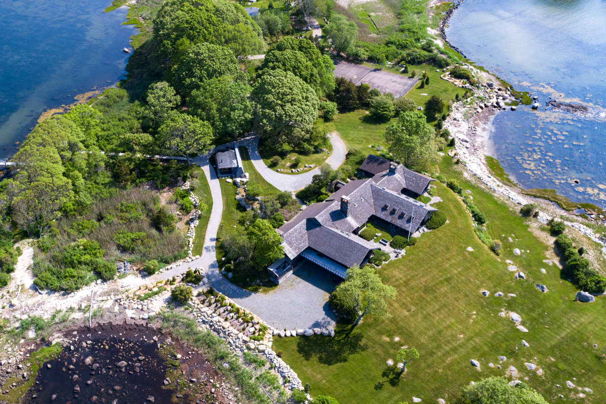 20 Acre Direct Waterfront Estate with Private Dock in Stonington