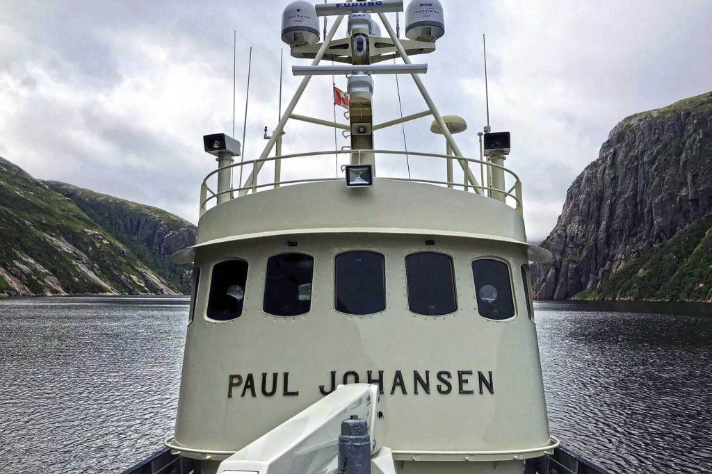 The 75-foot steel vessel carries an icebreaker rating.