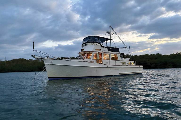 Large boat on the water