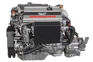 To produce the 4LV marine engine, Yanmar starts with a Toyota small-truck diesel. Courtesy Yanmar