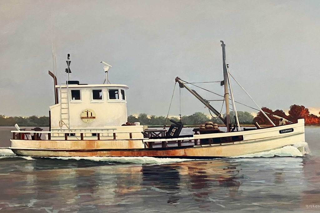 CourtesyBrechinLeeMorgan-2609 Painting of a boat