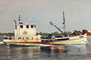Painting of a boat