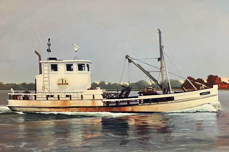 Painting of a boat