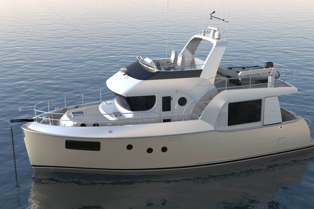 rendering of a motor boat