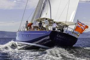 Boat racing on the water